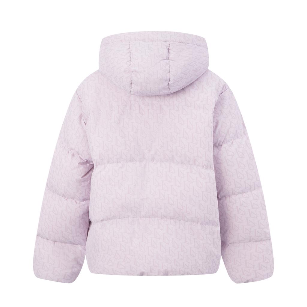 Li Ning Sports Lifestyle Series Windproof Water-Repellent Hooded Fashion Down Jacket Women Outerwear AYMV392-5