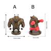 Фигурки Капибар Статуэтки Забавная Фигурка Животного с Подставкой для Полки или Комнаты в Общежитии, Дизайн с Одной Фигуркой для Украшения Дома