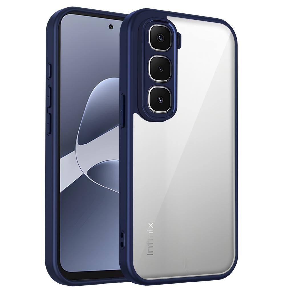 Чехол для Infinix Hot 60i Чехол для телефона Infinix Hot 60 Чехол-бампер для Infinix Hot 60 Pro Силиконовый бампер Прозрачная матовая задняя крышка Жесткий