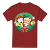 Garfield Mens Wreath Christmas T-Shirt