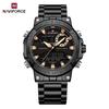 Original Watch for Men Digital Display Quartz Calendar Wristwatch Stainless Steel Strap Luminous Waterproof Fashion Men's Watch NF9237