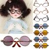1/31/4 BJD Mini Plush Doll Glasses Clothes Cute Heart Frame Plush Doll Eyeglasses For 10/15cm Dolls