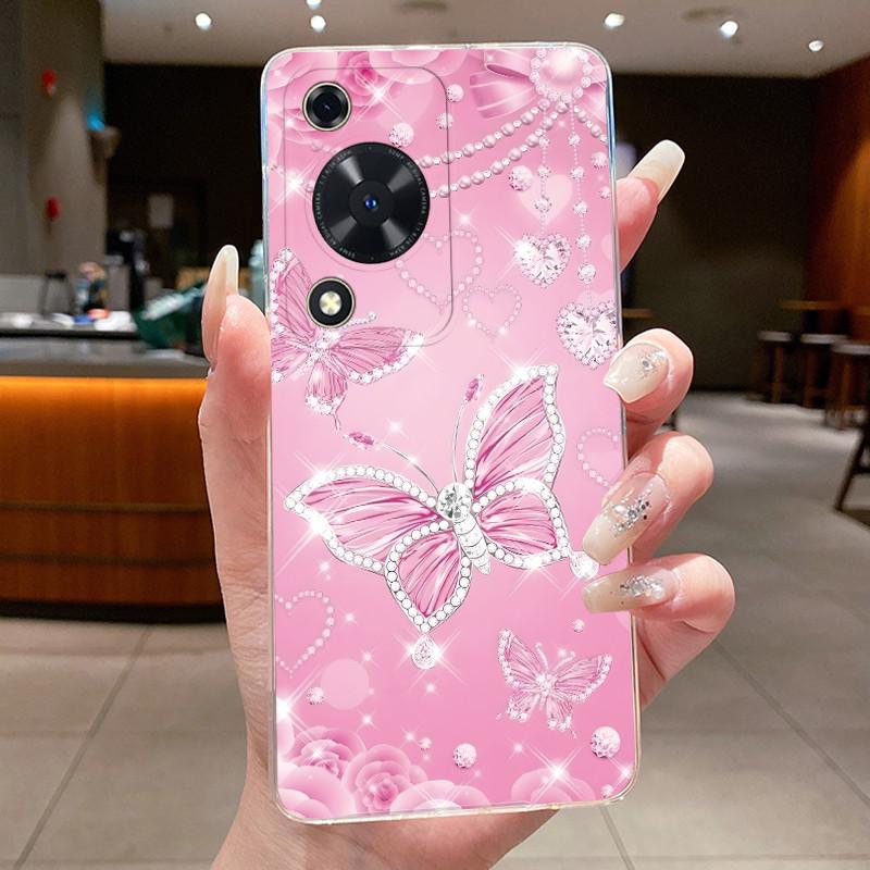 Для Huawei Nova Y63 Чехол NovaY63 Y 63 Чехол для телефона Прозрачный Силиконовый Модный Цветочный ТПУ Мягкие Чехлы для Huawei Nova Y72s Задние Крышки