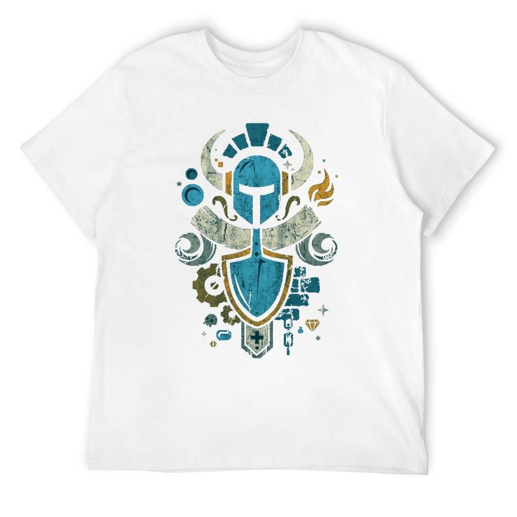 Shovel Knight Эмблема Шovelри Герб Футболка топы винтажная одежда тяжеловесы мальчики животный принт черные футболки для мужчин