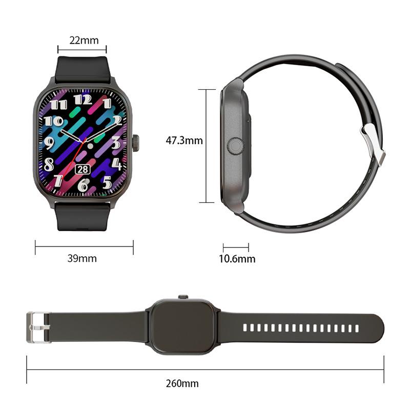 «Умные часы для мониторинга здоровья взрослых»: Отслеживает артериальное давление, уровень кислорода, звонки по Bluetooth, музыку, спорт и игры с шагомером.