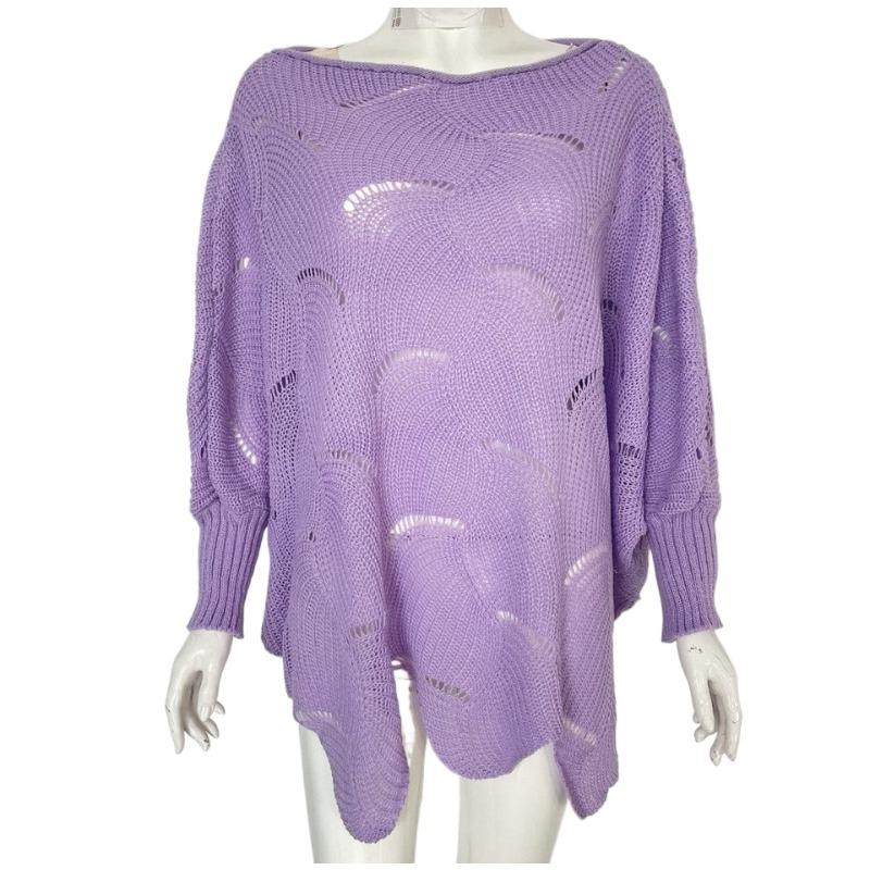 JKASHDK Женская мода, повседневная осень-зима, большие размеры, свободные свитера с длинным рукавом и круглым вырезом