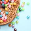 Многогранные шариковые бусины акриловые 6 мм креативные 200 шт. модные AB яркие цвета DIY ювелирные аксессуары