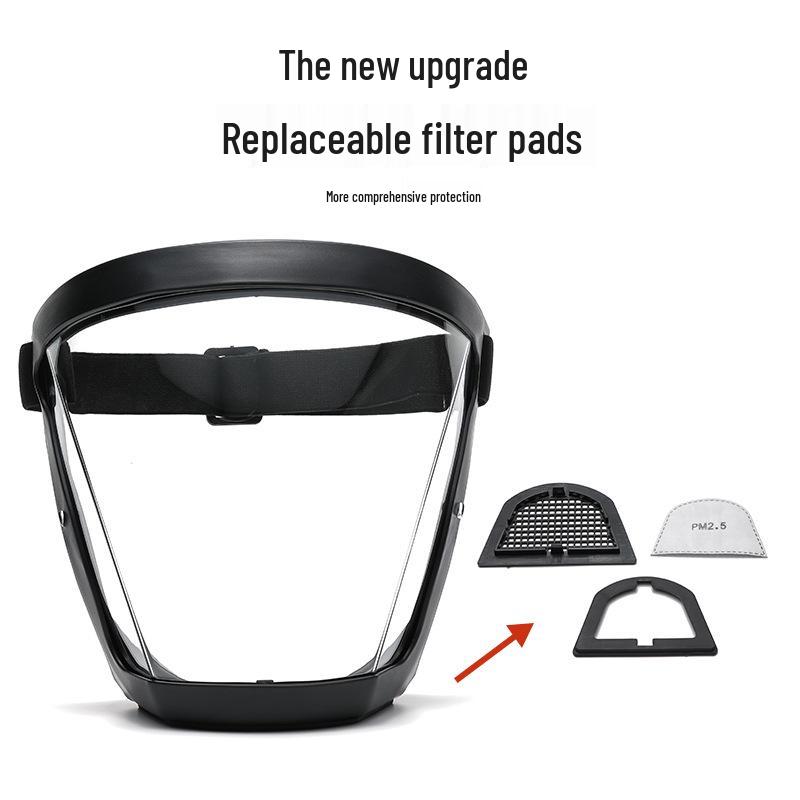 Прозрачный сварочный лицевой щиток HD с защитой от запотевания и масляных испарений.