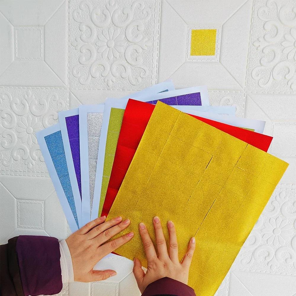 10 шт. Пенопластовые 3D наклейки Самоклеящиеся Потолочные декоративные панели Водонепроницаемые обои Гостиная Спальня Украшение дома