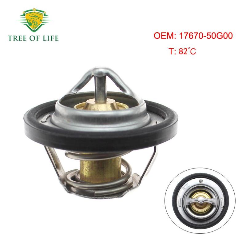 Engine Coolant Thermostat For SUZUKI SWIFT SUBARU JUSTY NISSAN MICRA 17670 50G00 21200-KA050 17670-76G00 17670-50G00