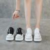 Маленькие белые туфли женские на толстой подошве весенние новые на толстой подошве туфли-маффины с внутренней высотой увеличение женские туфли маленький размер сумка голова полушлепанцы женские