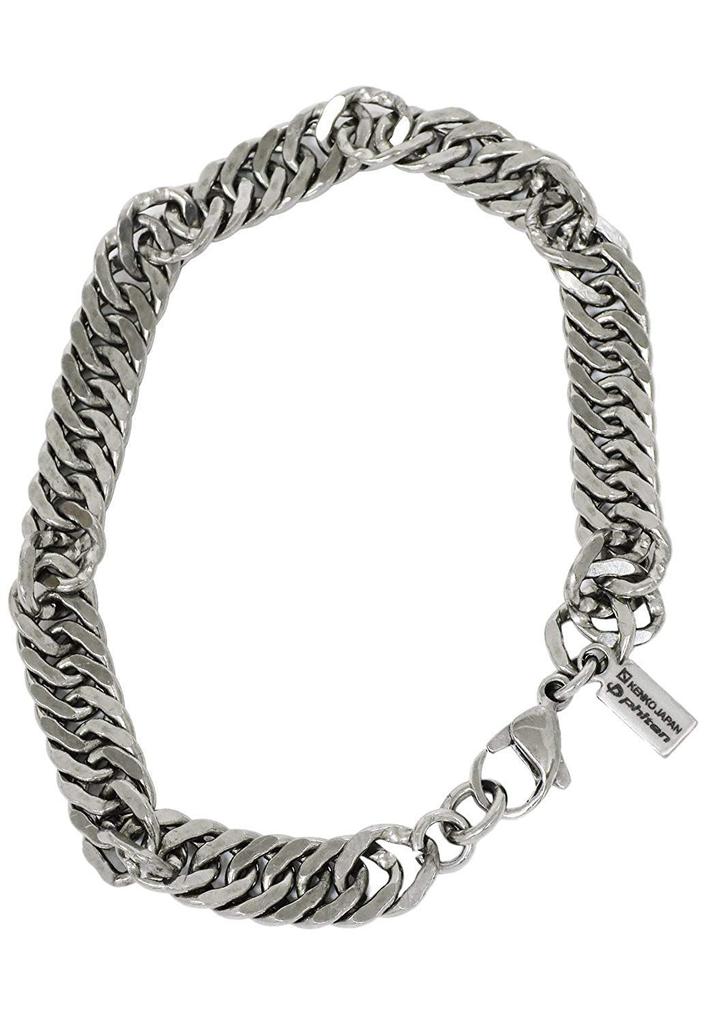 KJ Phiten Titanium Chain Bracelet Double Kihei Twist Length 21cm Width Metal Allergy Compatible [KJ Phiten] [Limited Item] 7.0mm