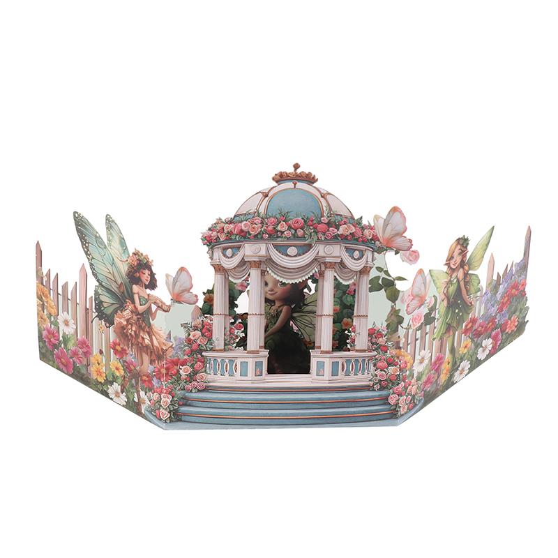 3D Flower Fairy Greeting Card With Beautiful Envelope Fairy And Floral Design For Valentine'S Day, Love And Blessings - Perfect