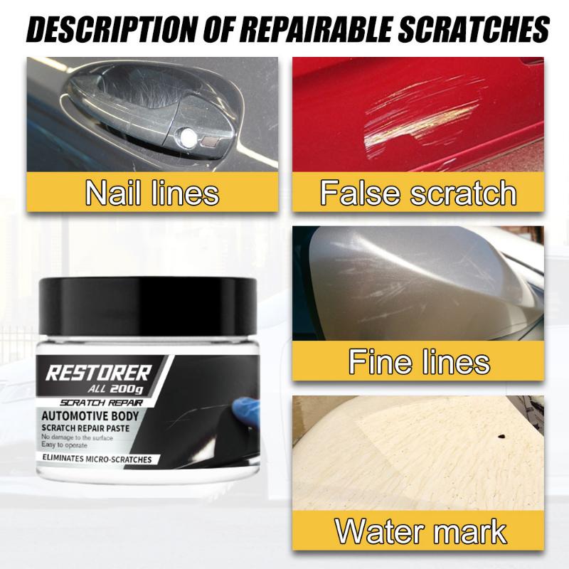 200g Car Scratch Repair Kit - Remove Repair & Polish Paint Scratches Instantly Car Scratches Repair Anti Scratch Car Accessories
