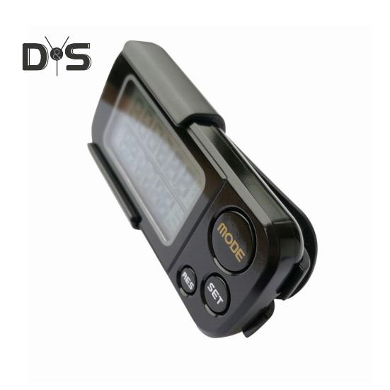 Шагомер для ходьбы 3D с зажимом и шнурком, память на 30 дней, простой счетчик шагов с ЖК-дисплеем, точный фитнес-трекер для мужчин и женщин