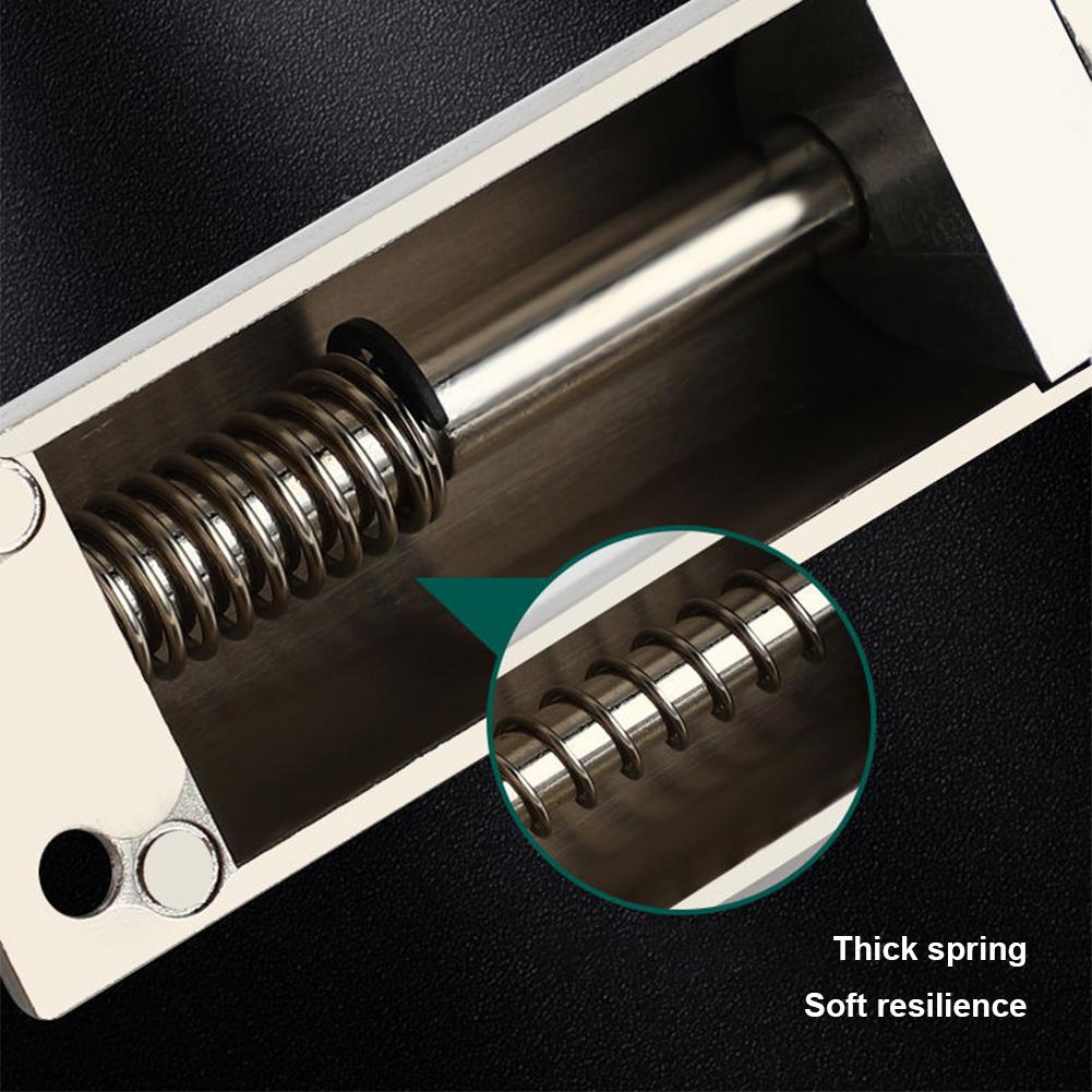 Телескопический дверной стопор с пружинным механизмом, прочный держатель дверного замка, металлический упор с регулируемым положением и ножным тормозом, клинья для двери