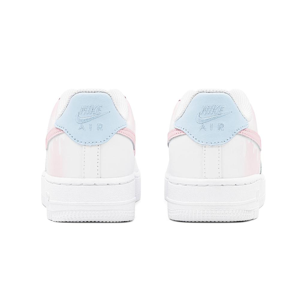 Nike Air Force 1 Air Force 1 Abrasion Resistant Slip Resistant Low top Skateboard Shoes Women's White Pink Blue DH2920-111(Team1655-S-BOX)