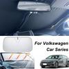 Автомобильный солнцезащитный козырек на лобовое стекло для Volkswagen Golf Polo Passat Tiguan Touareg Jetta Atlas Beetle Защита от УФ-лучей Солнцезащитный козырек