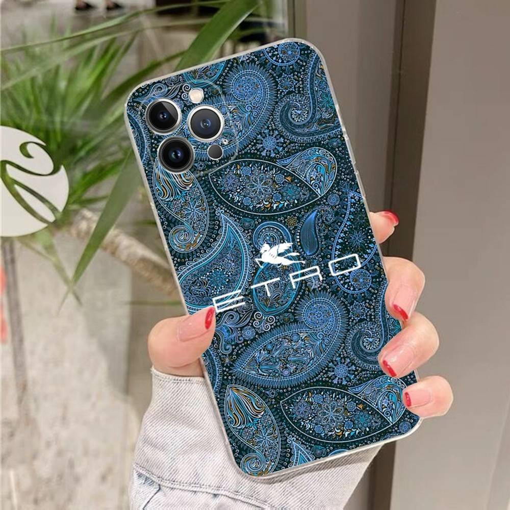 Классический дизайн Чехол для телефона E-Etro Для IPhone 17 16 14 11 12 13 15 Pro Max 14 Plus 17 Air Cover