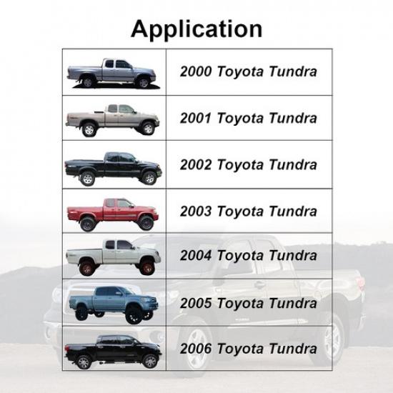 For 2000-2006 Toyota Tundra Control Knob Switch Temperature HVAC Fan 3Pcs EOOK