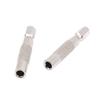 2Pcs Hex Shank 6.35Mm To 4Mm Insert Bit Adapter Electric Screwdriver Socket Holder Micro Bit Adapter Magnetic Holder Tools