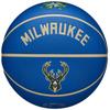 Wilson Мяч NBA Team City Collector Milwaukee Bucks, баскетбольный мяч унисекс синего цвета