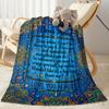 Mother's Love And Gratitude Flannel Blanket-Soft and Suitable for Sofas,Beds,Offices,Travel,All Seasons,Great Gift for Holidays and Birthdays.