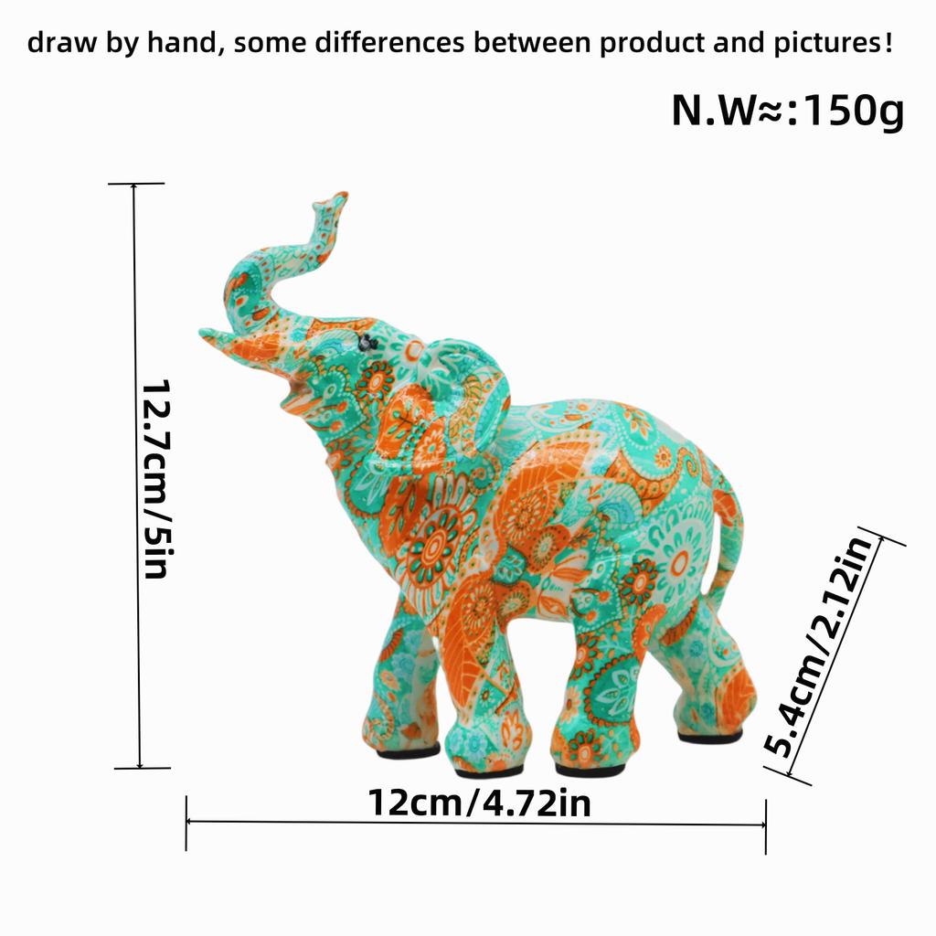 Креативный размер и размер слона украшение для дома гостиная винный шкаф офис украшения искусство смола ремесло