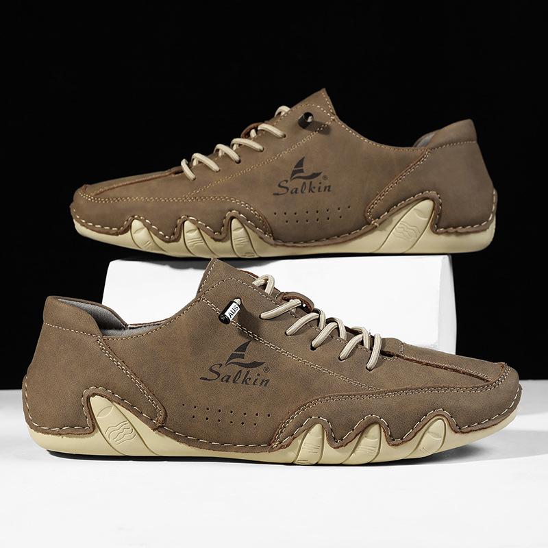 Модная мужская обувь Четыре сезона Новая обувь больших размеров Повседневная обувь Модная низкая обувь Мягкая подошва Дышащая уличная мужская спортивная обувь для ходьбы