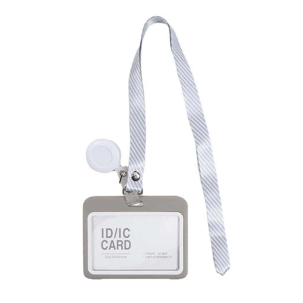 Ланьярды Держатель для бейджа Прозрачный Выдвижной Бейдж-ролик Съемный Держатель для ID-карты Рабочие аксессуары для медсестры Держат ID-карты Рабочие удостоверения Подходят