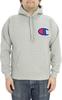Champion Action Style Street Big C Logo Sagara Oxford Size Small Men's Hoodie, Fleece-Lined, Style, Embroidered, Patch, C3-E127, Gray,
