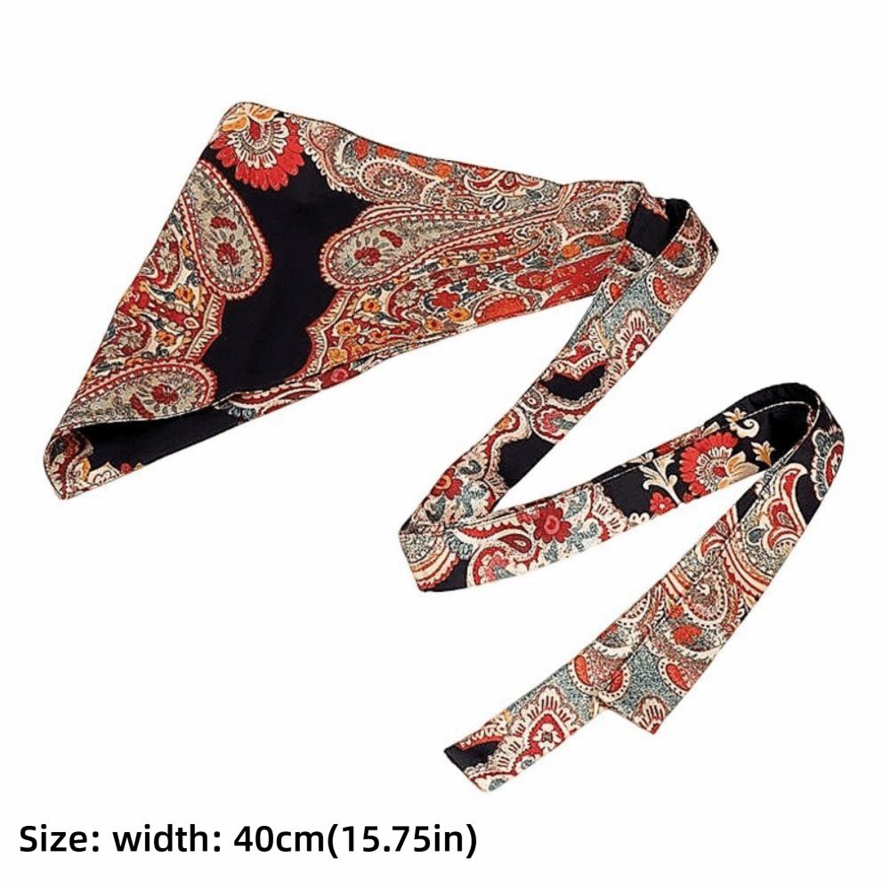 Ethnic Style Triangular Scarf Multicolor Waist Seal Fashion Waist Decoration  Accessories