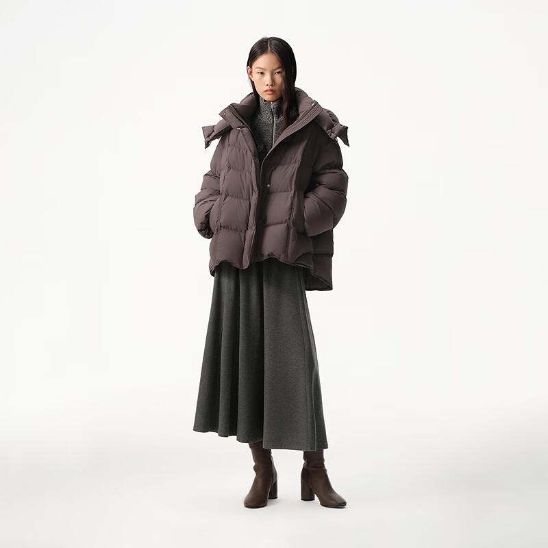 Broadcast Women's Loose High-Neck Short Down Jacket