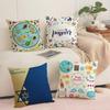 Passover Cushion Cover Soft Short Plush Pillow Cover Smooth Cozy Texture Aesthetic Cushion Case Home Decor