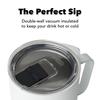 MiiR Camping Cup 12oz Double Wall Vacuum Insulated Stainless Steel with Slide Lid - Splash-Resistant