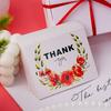 30pcs Floral Thank You Cards - DIY Gift Tags for Mother's Day/Wedding, Blank Handwritten Notes