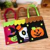 Halloween Tote Bag Witch Black Cat Candy Bag Trick Or Treat Ghost Festival Parti Happy Helloween Day Decor For Kids Gift Bag