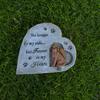 Yousheng Dog Memorial Stone Смола Надгробие для щенков Садовый надгробный камень для домашних животных Открытый мемориальный камень Подарок для владельцев собак в память о потере питомца