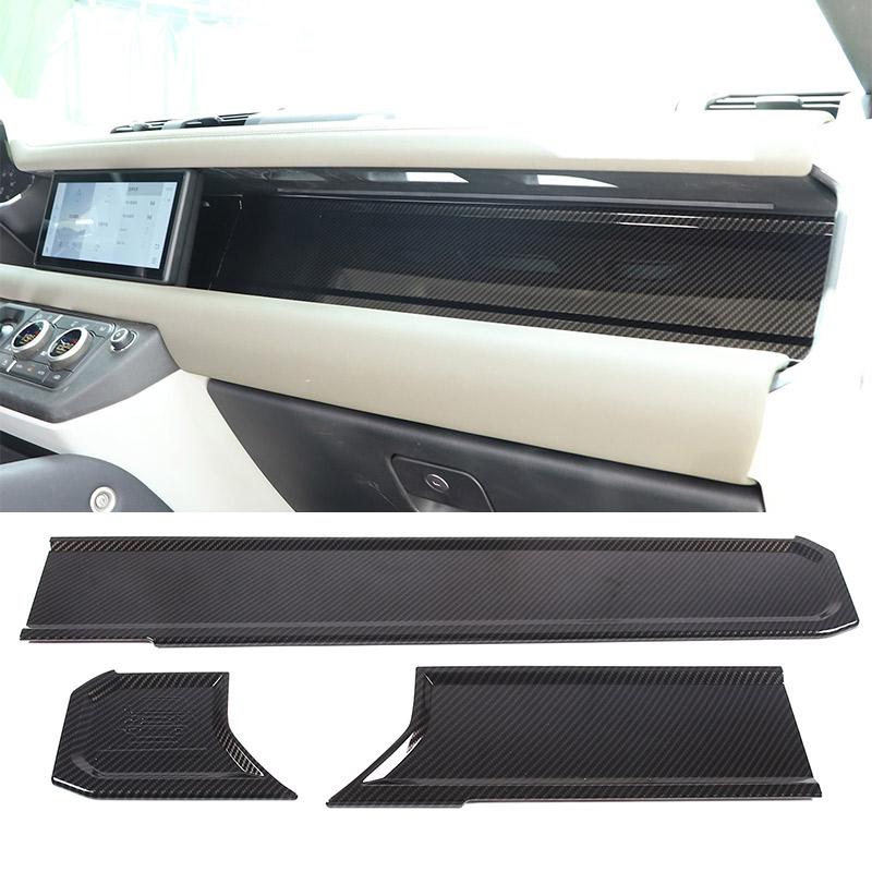 ABS Carbon Fiber For Land Rover Defender 110 2020-2024 Car Interior Modification Protection Cover Decorative Patch Accessories