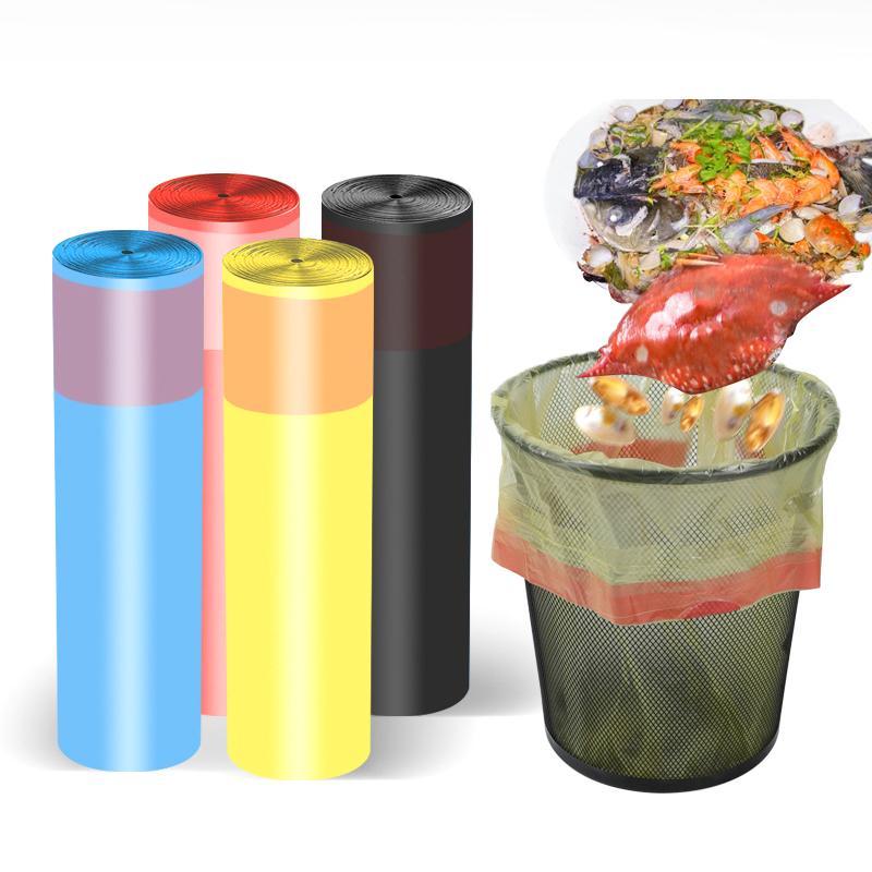 Handheld Closed Thicken Trash Bags Household Disposable Trash Pouch Kitchen Cleaning Waste Bag Waterproof Storage