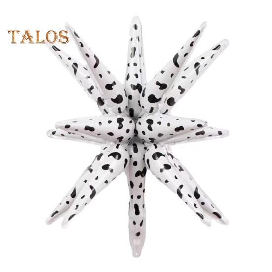 6 шт. Звездные шары 12-точечные звездные шары из фольги и майлара для свадебного юбилея, рождественского, новогоднего, дня рождения, вечеринки, принадлежностей