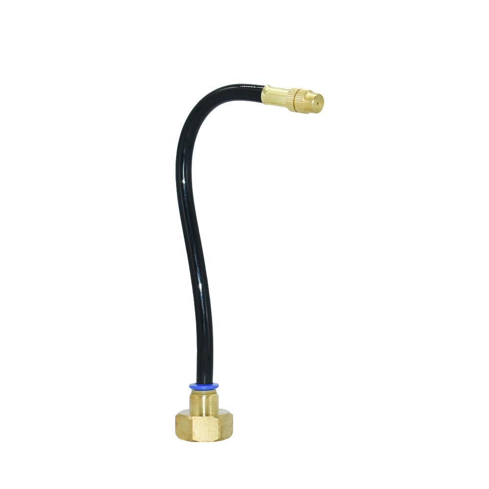 1/4 Inch Nozzle Dripper Sprayer Misting Atomizing Sprinkler With Hose Tee Barb Thread Connector For Garden Irrigation System