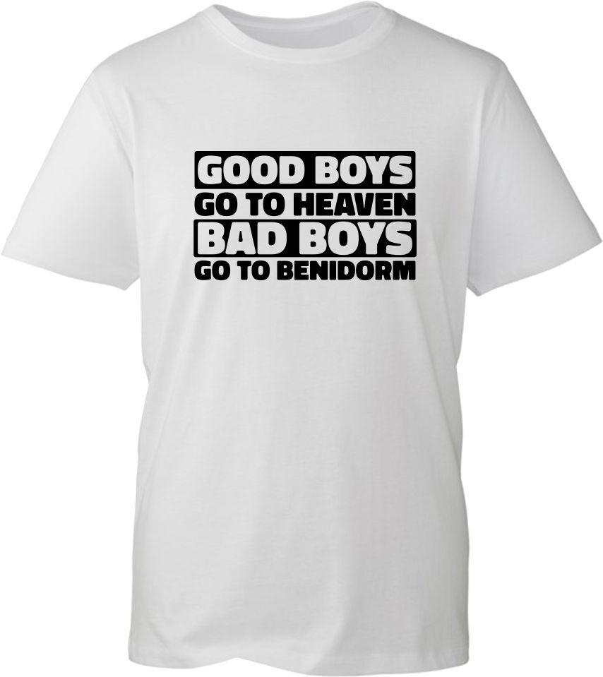 Benidorm Tshirt Bad Boys Go To Benidorm T Shirt Adventure Tshirt Holiday Tee