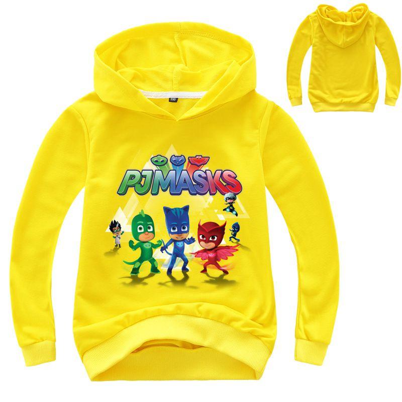 Superhero Pj Masks Kids Long Sleeve Hoodie Stylish And Comfortable Sweatshirt Top