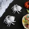 Halloween Light-up Spider Figurine Realistic Plastic Spider Animal Figure with LED Light for Halloween Indoor Outdoor Home Party Decor