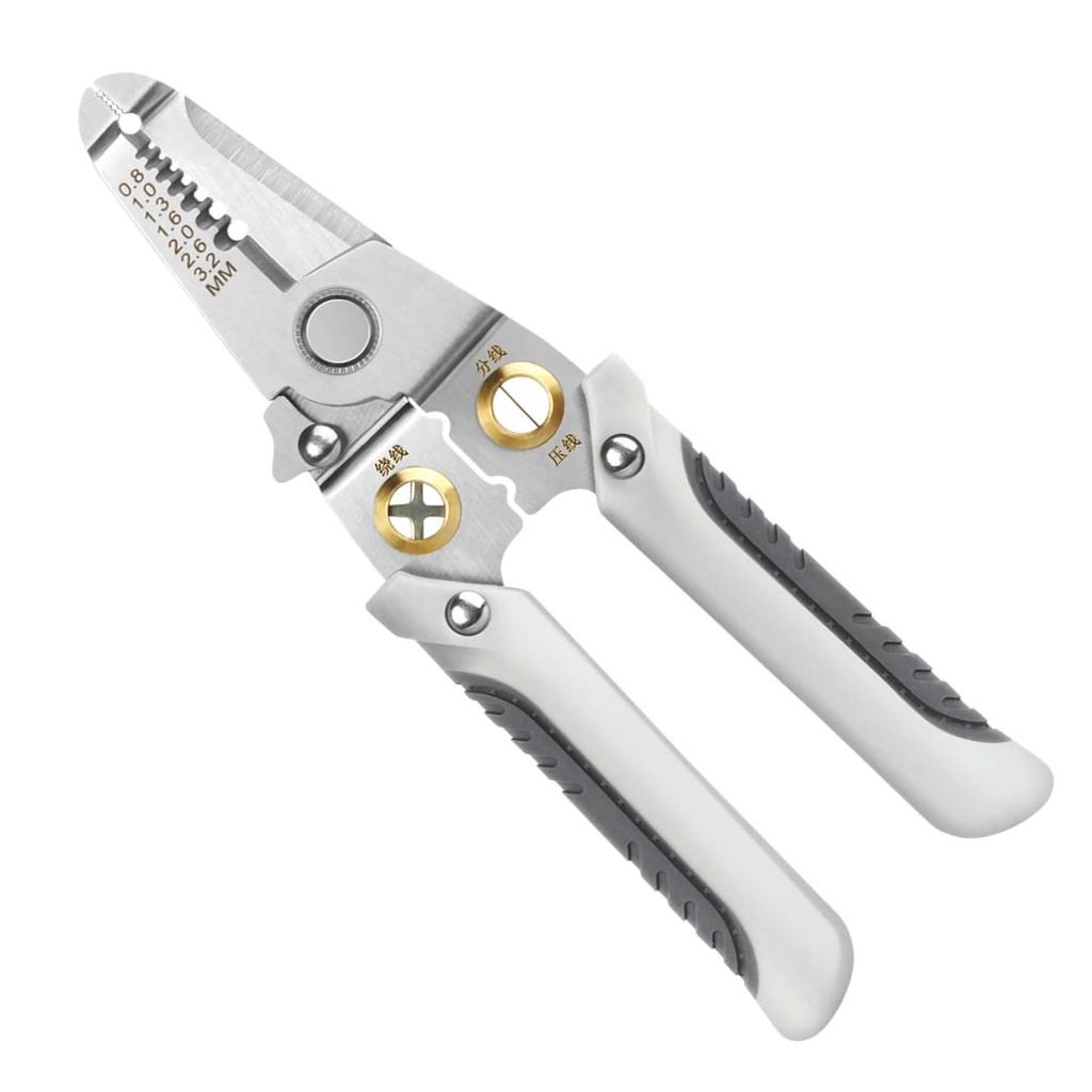 LiTuiLi 7 в 1 инструмент для зачистки проводов, железный резак для медной проволоки, кабельный резак, зажим для разделения проводов, обжимные клещи