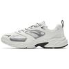 Sports Lifestyle Series Simple Comfortable Shock Absorbing Wear Resistant Low Top Casual Shoes Men Casual Shoes Paper-White Silver 112538811-1