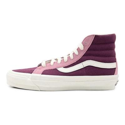 Sk8-Hi 138 Decon Vr3 Sf Удобные Повседневные Высокие Кеды для Скейтборда Унисекс Розовые Фиолетовые VN000CTBBJD