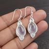 Rose Quartz 925 Solid Sterling Silver Earrings, Handmade Gemstone Earrings Jewelry, Gifts For Wife Brand New Earrings