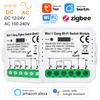 Tuya WiFi ZigBee Умный модуль сухого контакта Переключатель DC 12/24V AC 100-240V Умный дом DIY Автоматический выключатель Реле Таймер Работает с Alexa Google